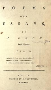 Cover of: Poems and essays