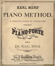 Piano method by Karl Merz