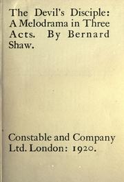 Cover of: The devil's disciple by George Bernard Shaw