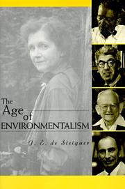 Cover of: Age of environmentalism | Joseph Edward De Steiguer