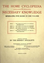 Cover of: The Home cyclopedia of necessary knowledge. by 