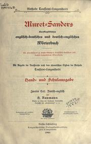 Cover of: Encyclopaedic English-German and German-English dictionary. by Eduard Muret