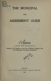 The municipal and assessment guide by John James Kehoe