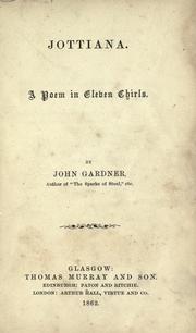 Cover of: Jottiana by Gardner, John, Gardner, John