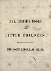 Cover of: Little robins learning to fly by Madeline Leslie