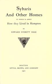 Cover of: Sybaris and other homes, to which is added How they lived in Hampton