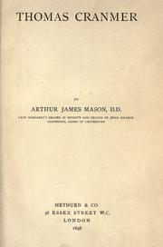 Thomas Cranmer by Mason, Arthur James