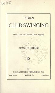 Indian club-swinging by Frank Edward Miller