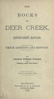 The rocks of Deer Creek, Harford County, Maryland by Thomas Turner Wysong