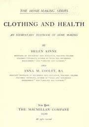Cover of: Clothing and health by Helen Kinne, Helen Kinne