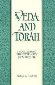 Cover of: Veda and Torah by Barbara A. Holdrege