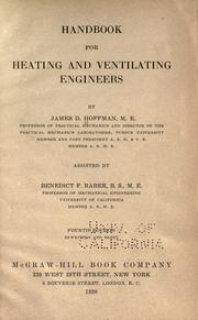 Cover of: Handbook for heating and ventilating engineers