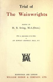 Cover of: Trial of the Wainwrights