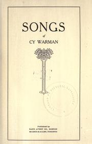Cover of: Songs by Cy Warman