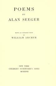 Cover of: Poems