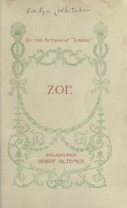 Cover of: Zoe by Evelyn Whitaker