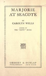 Cover of: Marjorie at Seacote