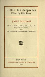 Selections, chiefly autobiographical