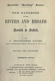 Cover of: The handbook to the rivers and broads of Norfolk & Suffolk