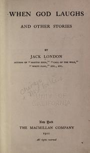 Cover of: When God laughs by Jack London