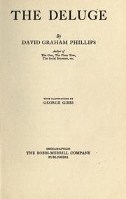 Cover of: The deluge.: With illus. by George Gibbs.