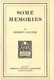 Cover of: Some memories