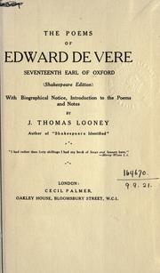 Cover of: Poems (Shakespeare ed.)  With biographical notice