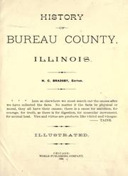 Cover of: History of Bureau County, Illinois by by H. C. Bradsby, editor.