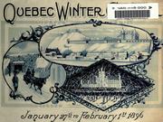 Cover of: Quebec Winter Carnival, January 27th to February 1st, 1896