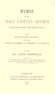 Cover of: Hymns of the Holy Eastern Church