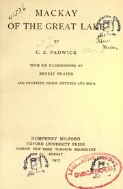 Cover of: Mackay of the Great Lake