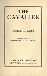 Cover of: The cavalier. by George Washington Cable