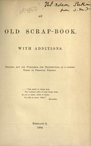 Cover of: An old scrap-book.