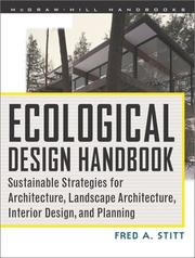 Cover of: The Ecological Design Handbook by Fred A. Stitt