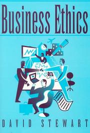 Cover of: Business ethics by Stewart, David