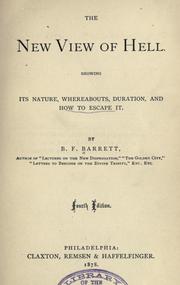 Cover of: The New view of hell by B. F. Barrett