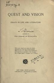 Cover of: Quest and vision by William James Dawson, William James Dawson