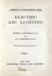 Cover of: Electric arc lighting.