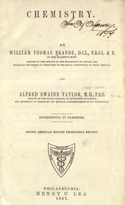 Cover of: Chemistry by William Thomas Brande, William Thomas Brande