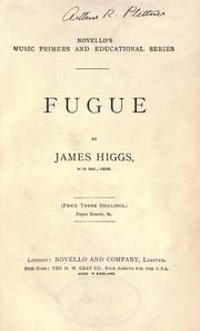 Cover of: Fugue