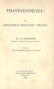 Front cover of Thayendanegea by J. B. Mackenzie