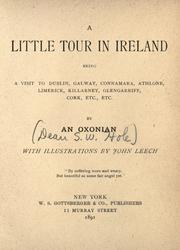 Cover of: A little tour in Ireland: being a visit to Dublin, Galway, Connamara, Athlone, Limerick, Killarney, Glengarriff, Cork, etc., etc.