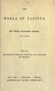 Cover of: Works.: The Oxford translation, rev.