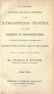 A concise analytical and logical development of the atmospheric system