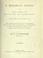 Cover of: A historical survey of the Boiler Makers' and Iron and Steel Ship Builders' Society, from August, 1834, to August, 1904.