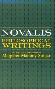 Cover of: Philosophical writings