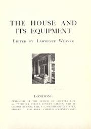 Cover of: The house and its equipment