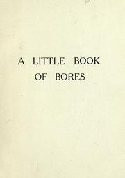 Cover of: A little book of bores by Oliver Herford