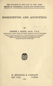 Cover of: Bookkeeping and accounting, complete course by Joseph Jerome Klein