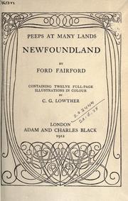 Cover of: Newfoundland by Ford Fairford, Ford Fairford